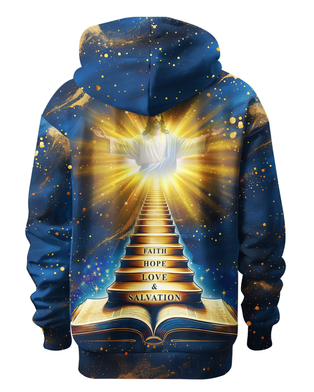 Faith Hope Love & Salvation All Over Print Hoodie - Christ Color