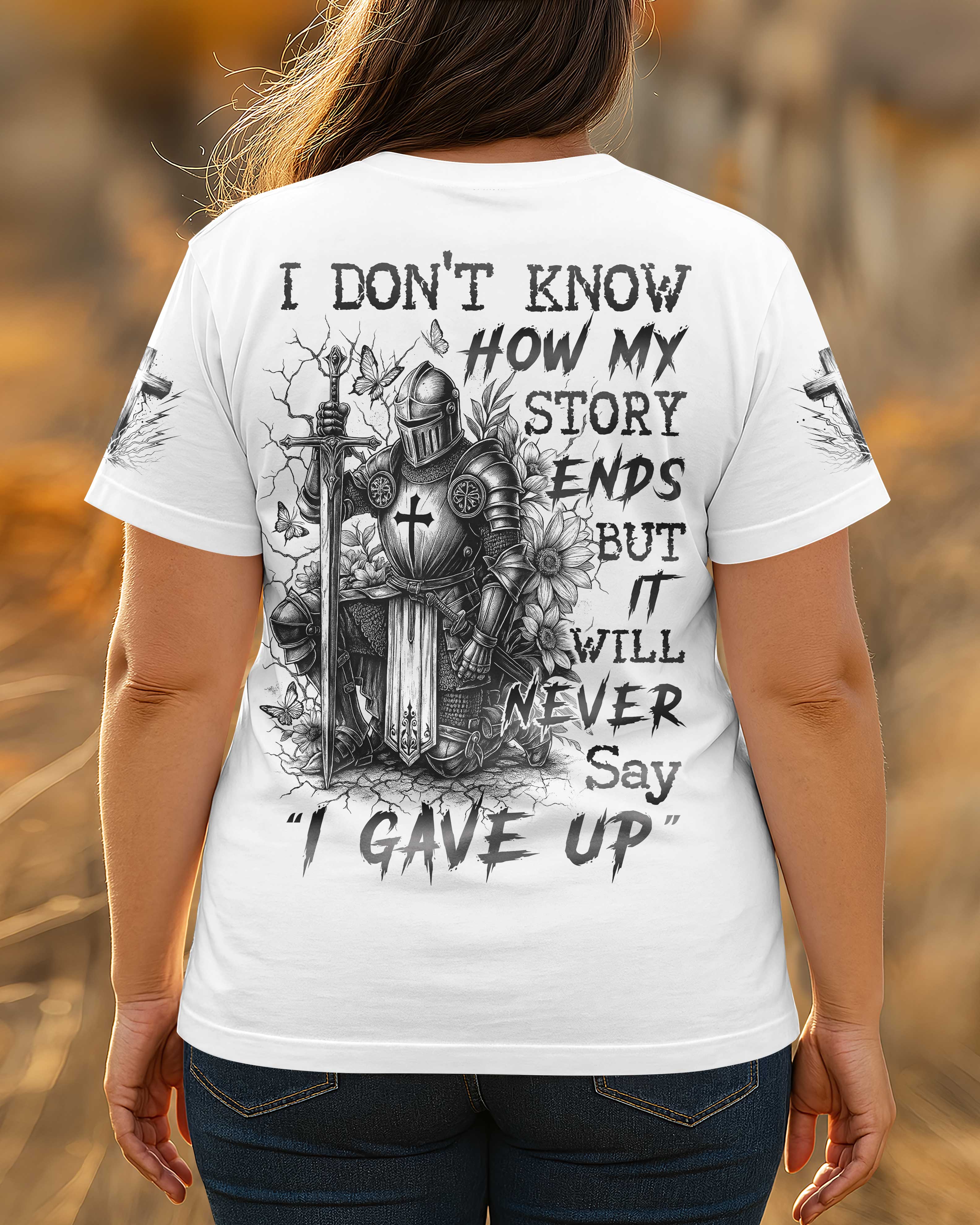 I Don't Know How My Story Ends All Over Print T-Shirt
