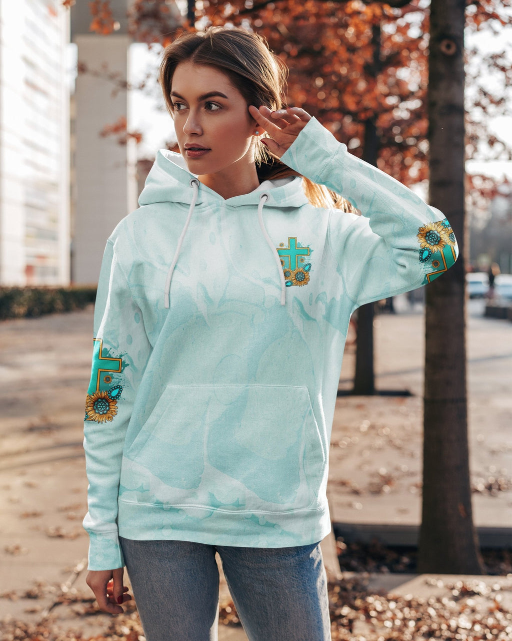 Jesus Take The Wheel All Over Print Hoodie - Christ Color