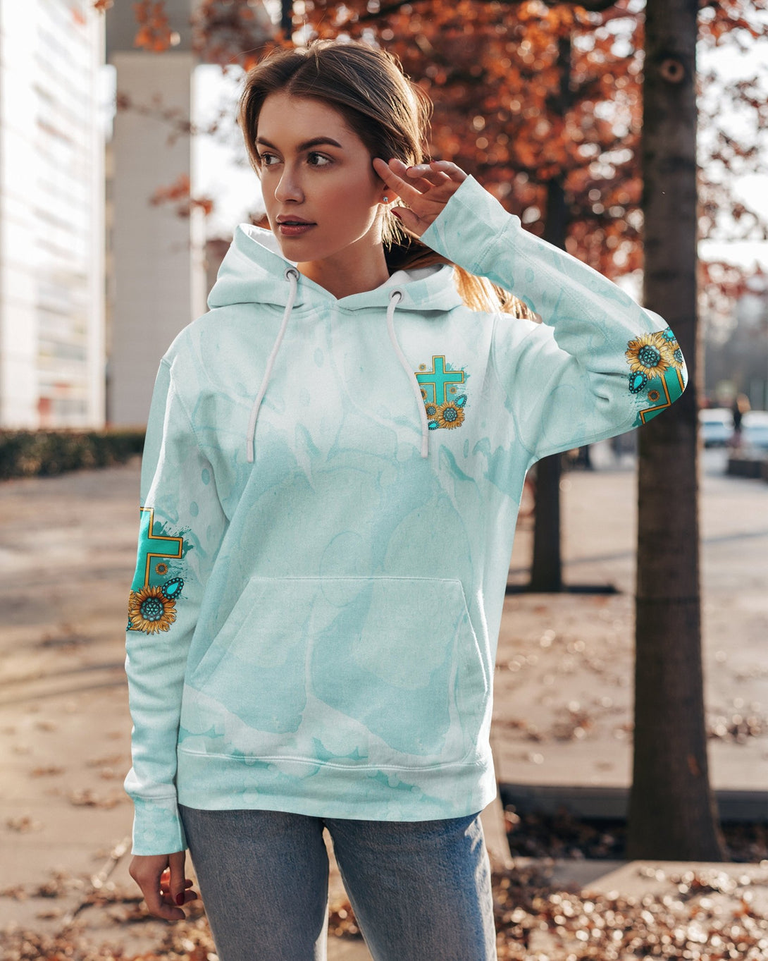 Jesus Take The Wheel All Over Print Hoodie - Christ Color