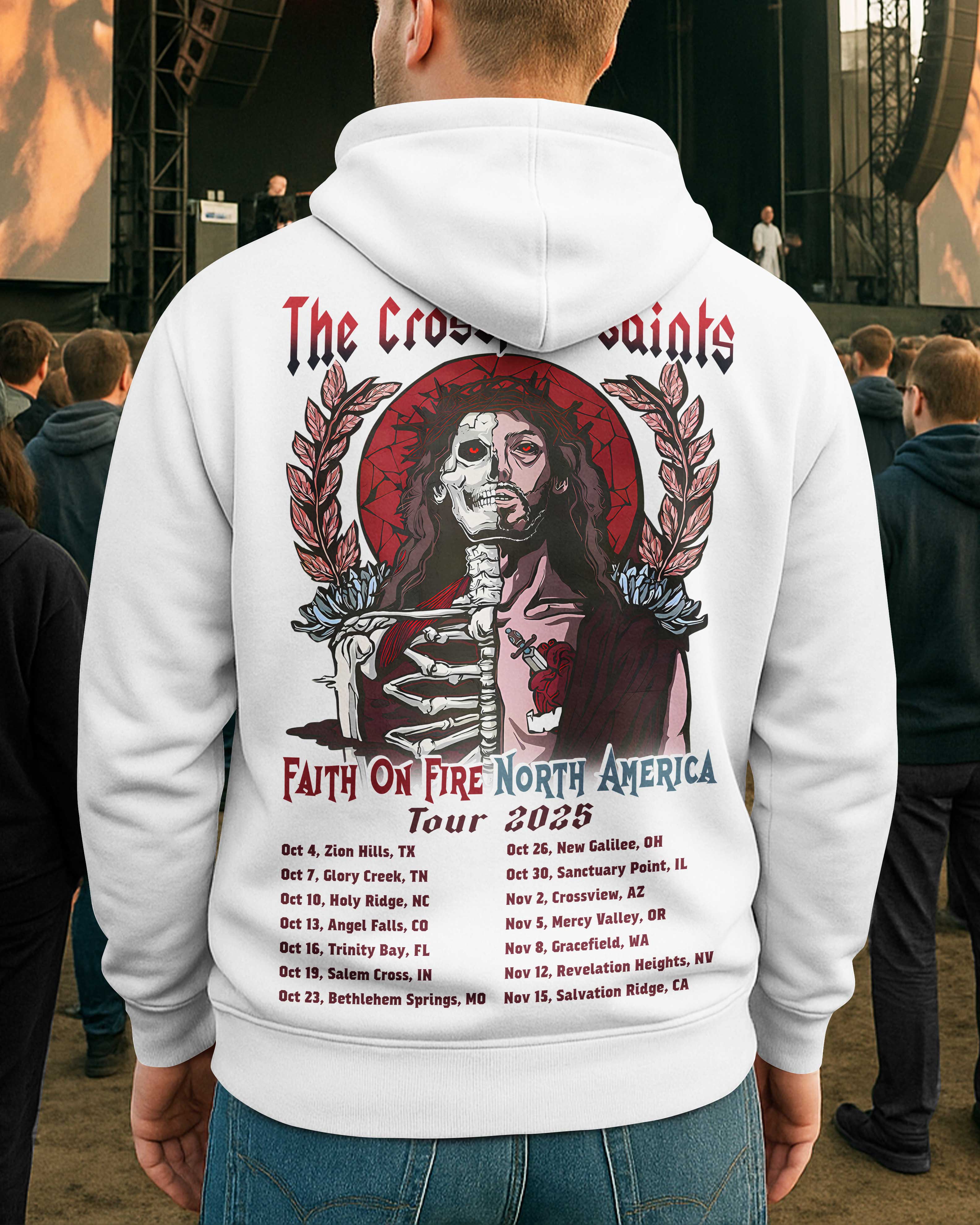 Faith On Fire North America Tour T-Shirt
