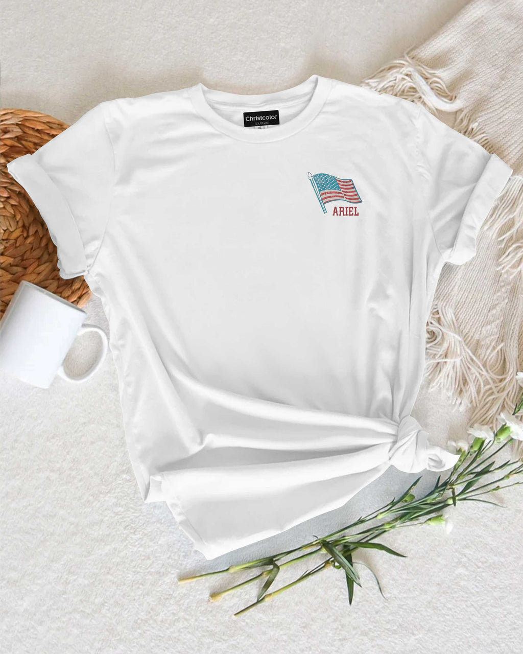 She Loves Jesus And America Too T-Shirt