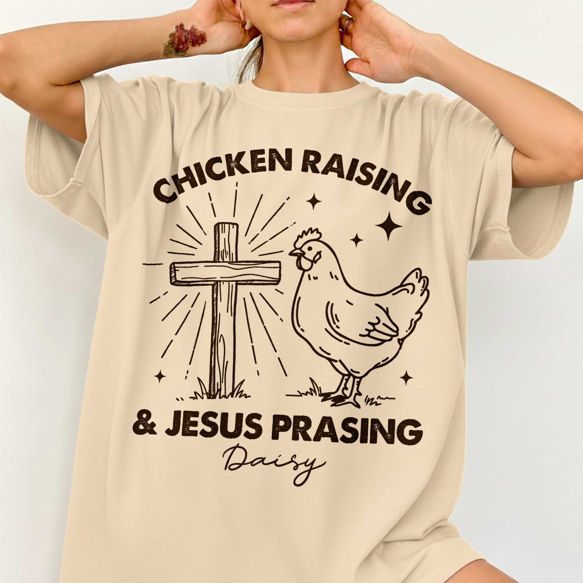 Chicken Raising & Jesus Prasing T-Shirt