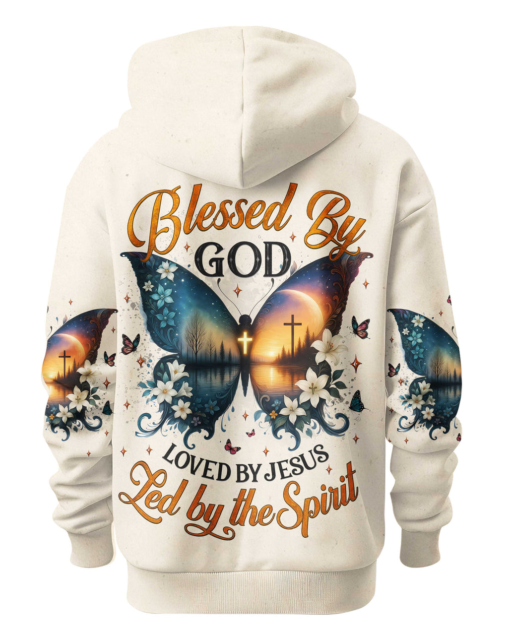 Blessed By God Loved By Jesus Led By The Spirit T-Shirt
