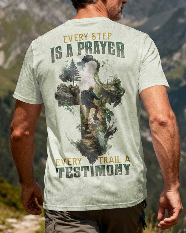 Every Step Is A Prayer Every Trail A Testimony All Over Print T-Shirt