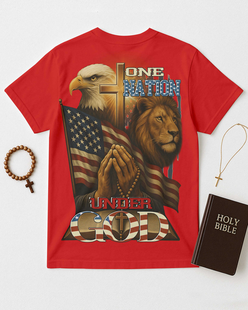 One Nation Under God All Over Print T-Shirt