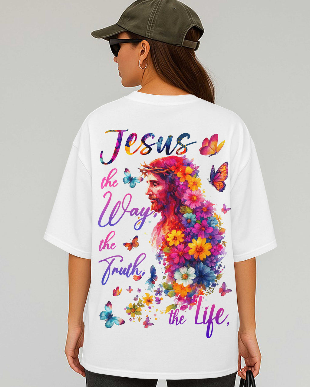 Jesus The Way The Truth The Life All Over Print T-Shirt