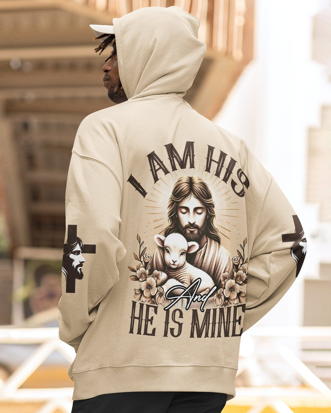 I Am His And He Is Mine All Over Print Zip Hoodie - Christ Color
