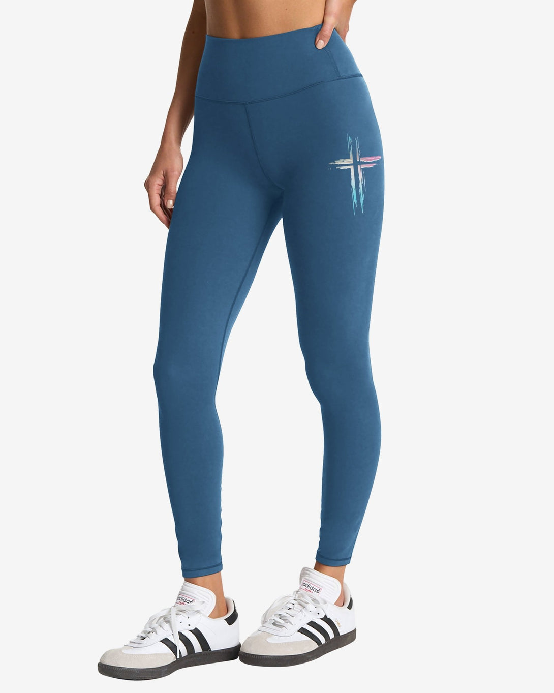 Unchanging In A Changing World All Over Print Leggings - Christ Color