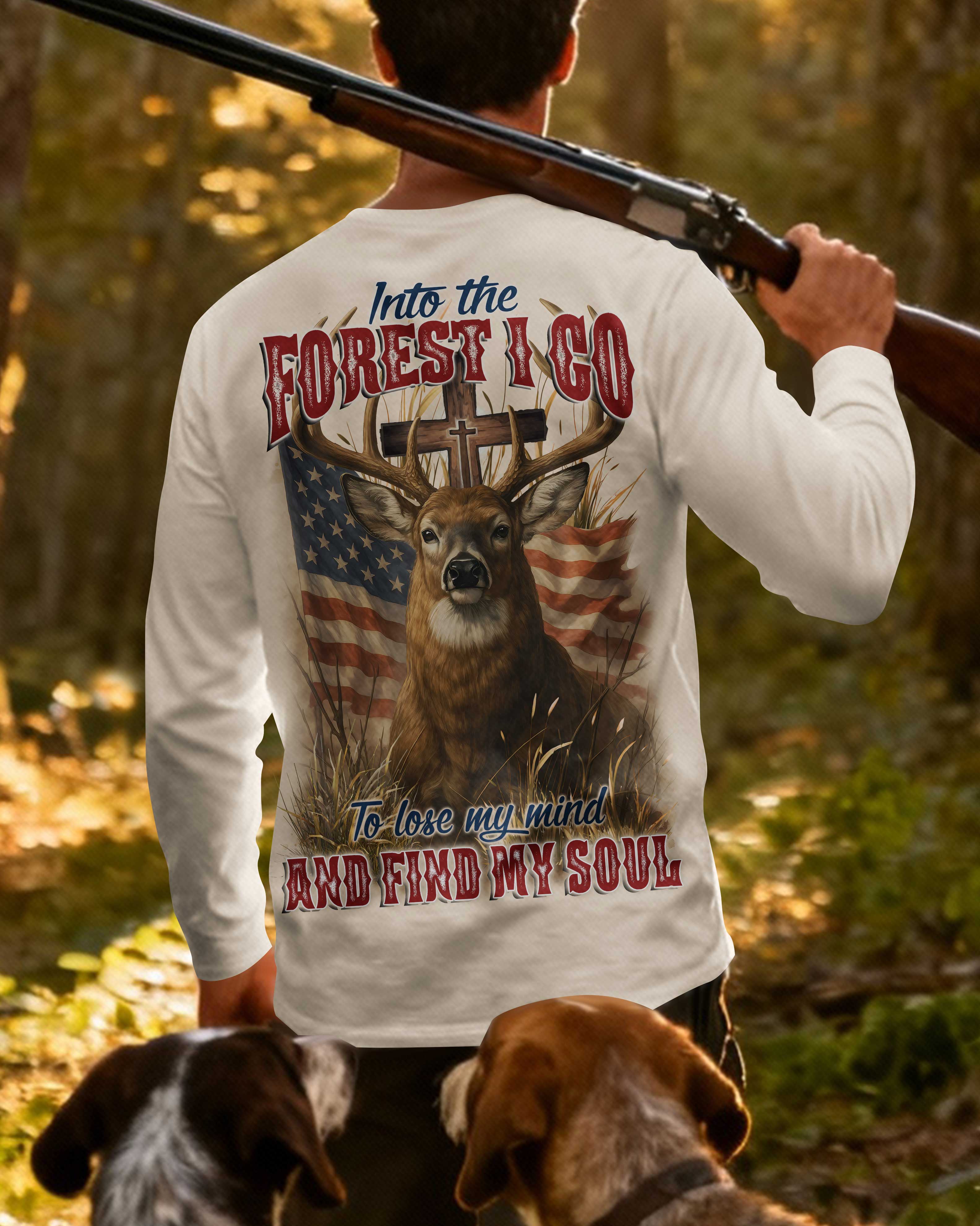 Into The Forest I Go To Lose My Mind And Find My Soul All Over Print Long Sleeves T-Shirt