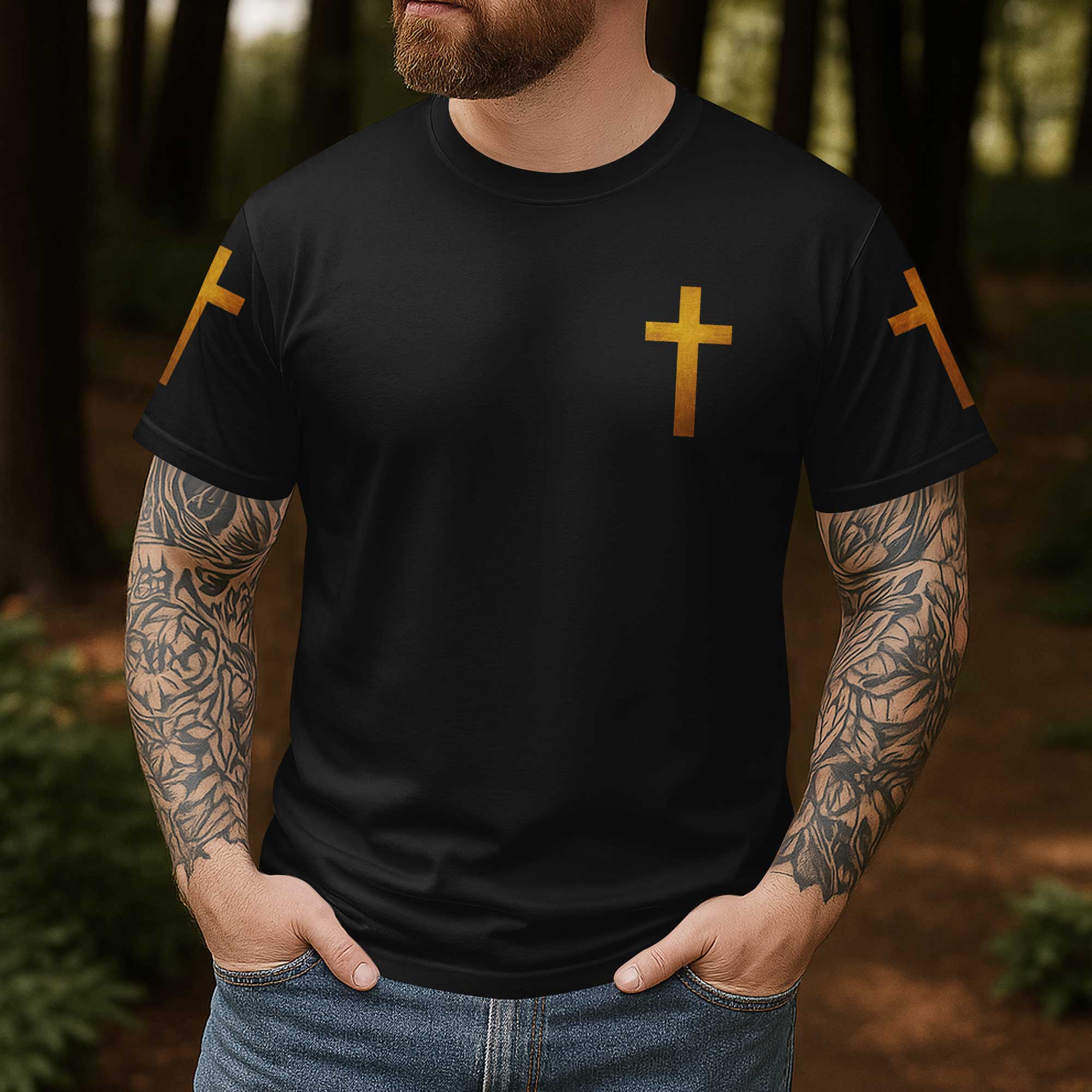 I Will Serve The Lord All Over Print T-Shirt
