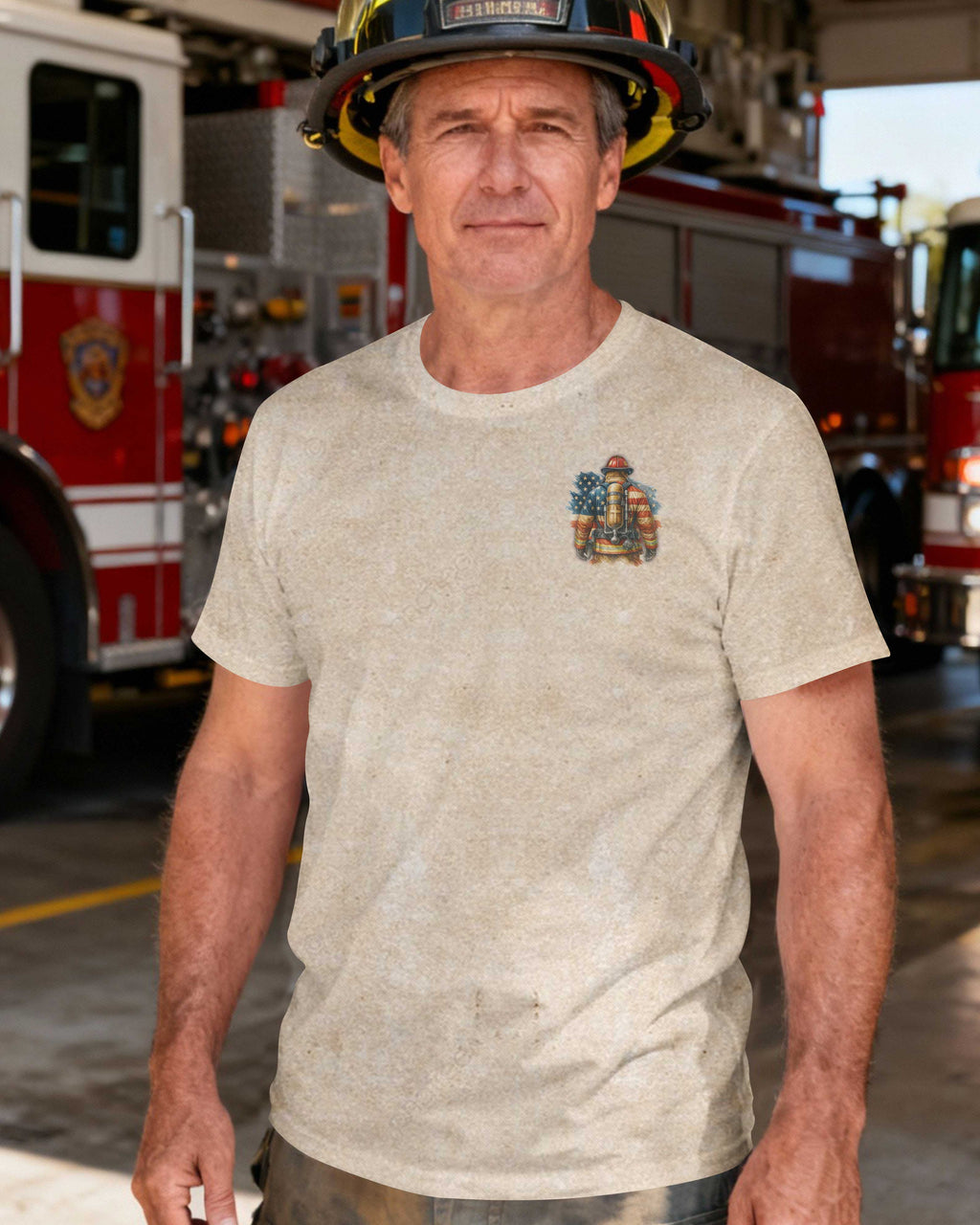 Christian By Blood American By Birth Firefighter By Choice T-Shirt