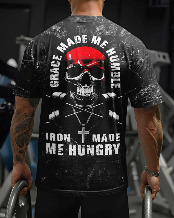 Grace Made Me Humble All Over Print T-Shirt