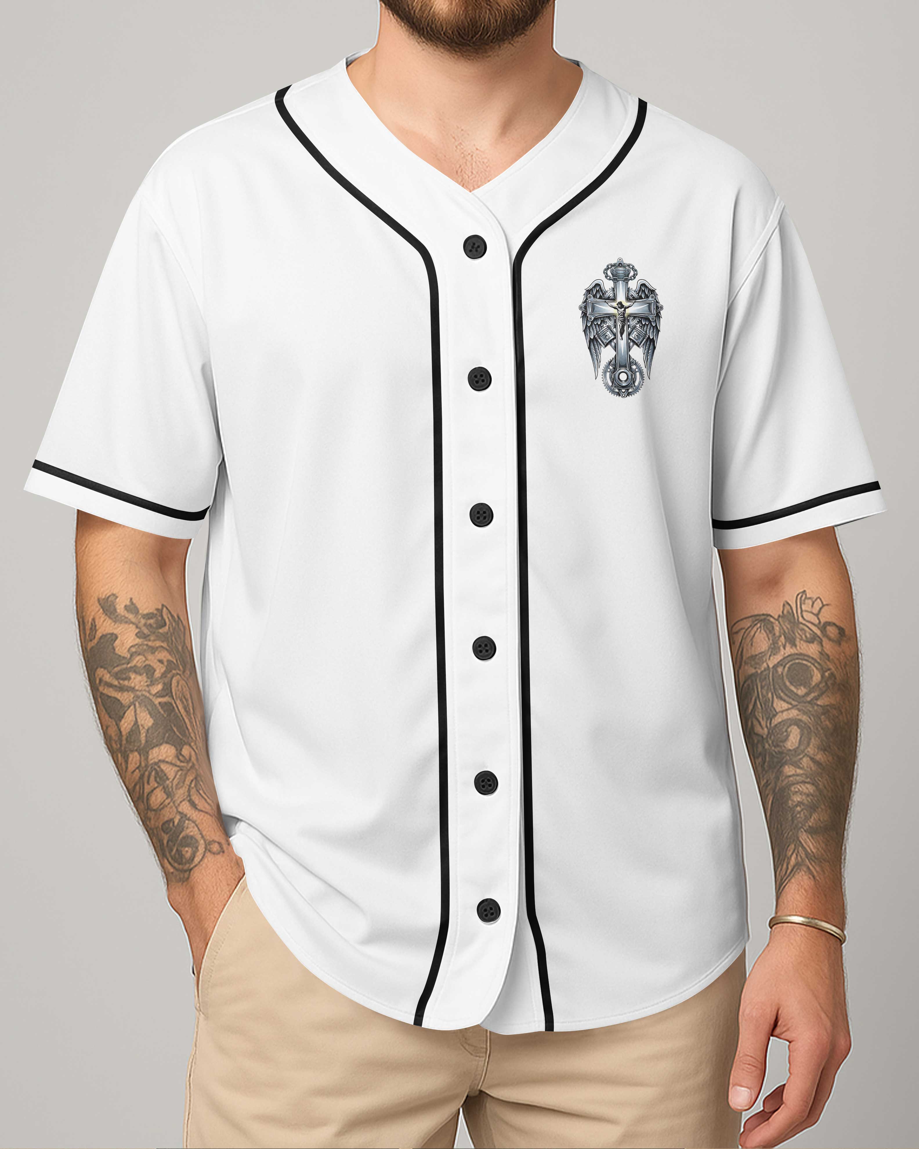 I Am A Simple Man I Like Motorcycles And Believe In Jesus Jersey
