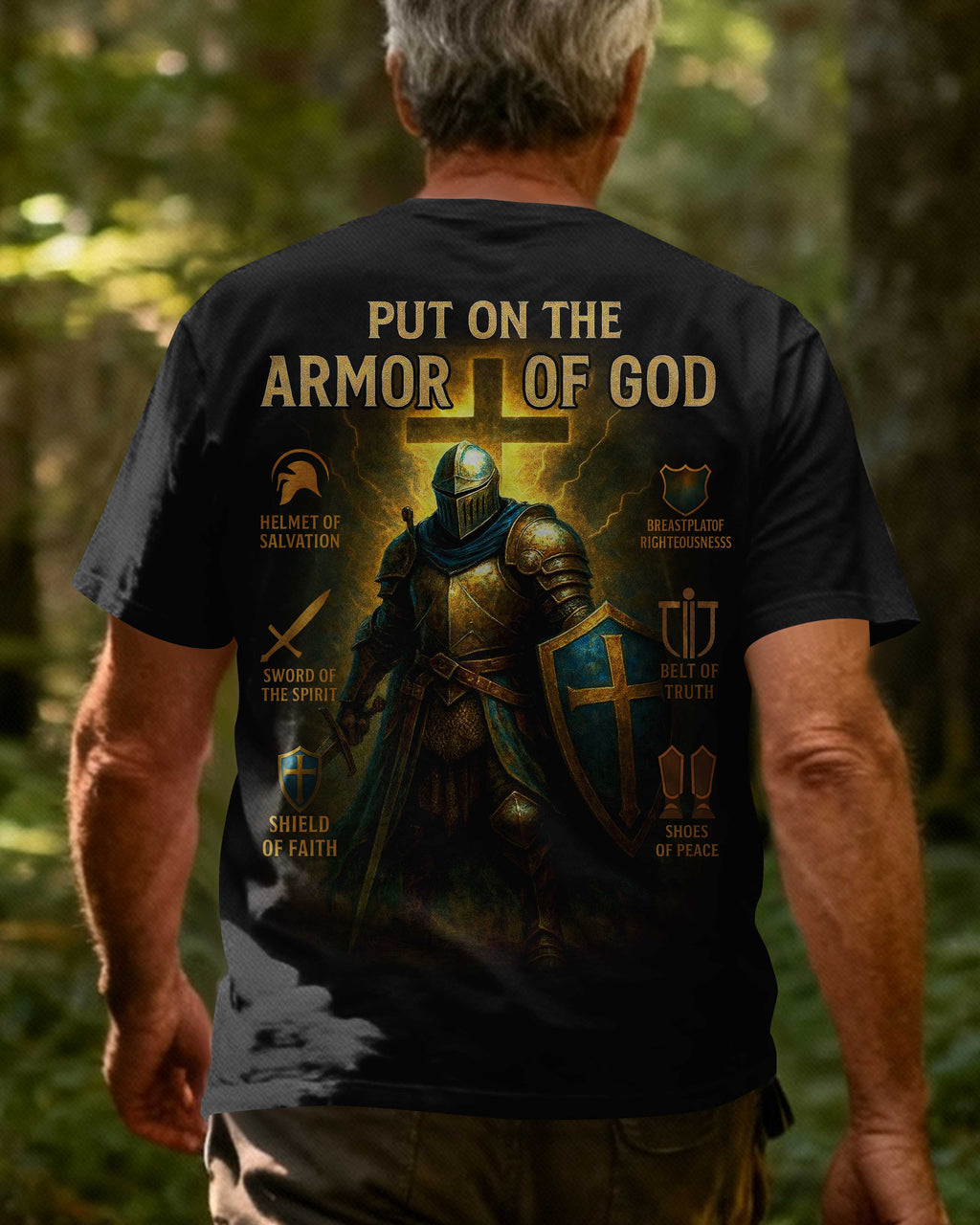Put On The Armor Of God All Over Print T-Shirt