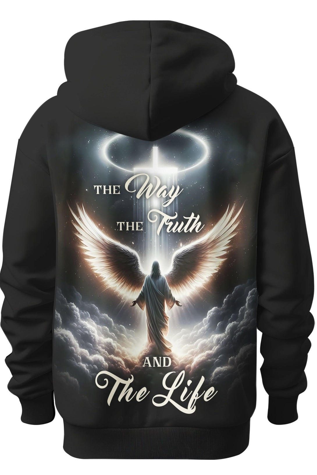 The Way The Truth And The Life All Over Print Hoodie - Christ Color