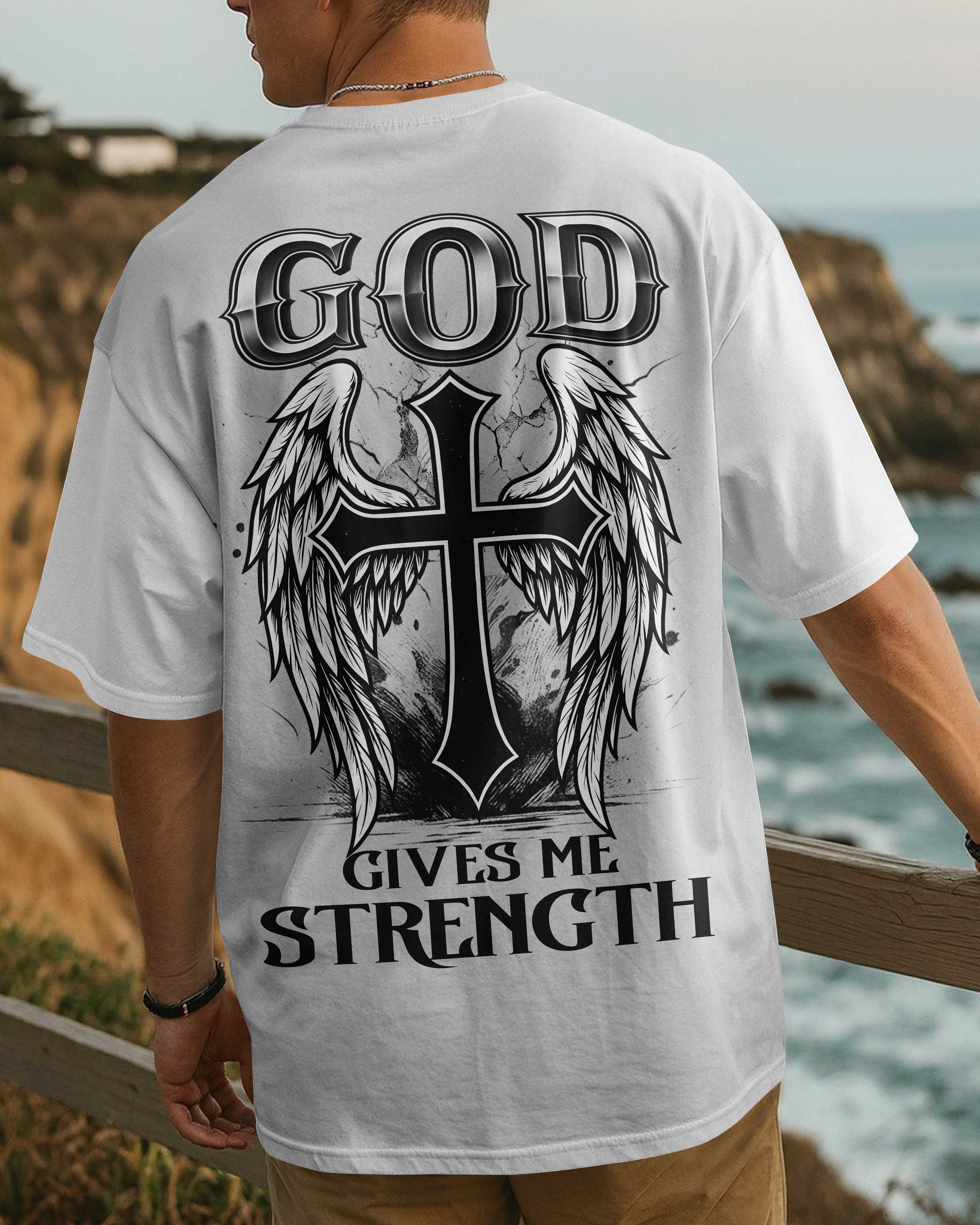 God Gives Me Strength T-Shirt