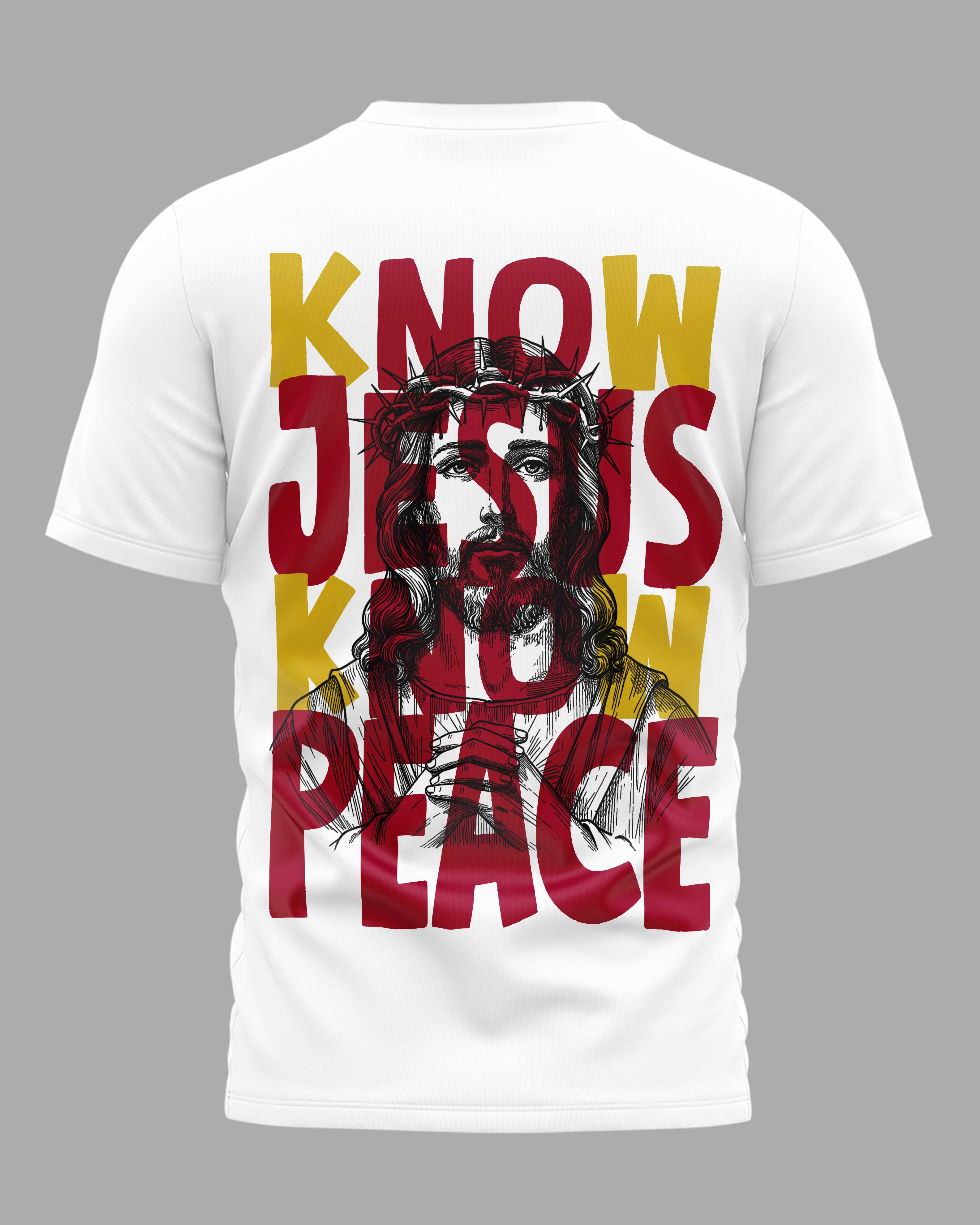 Know Jesus Know Peace All Over Print T-Shirt