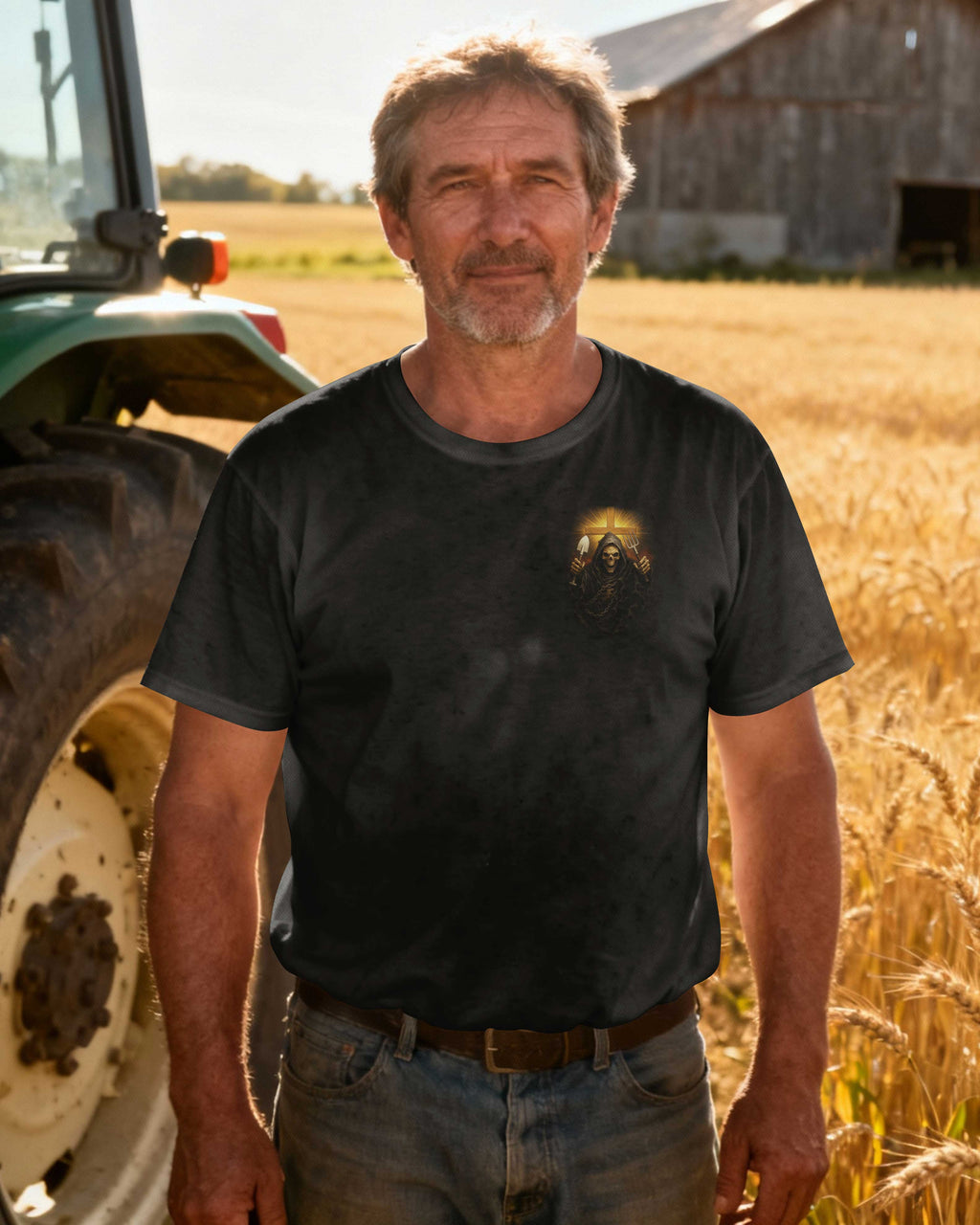 I Don't Stop Farming When I Get Old I Stop When God Tells Me To T-Shirt