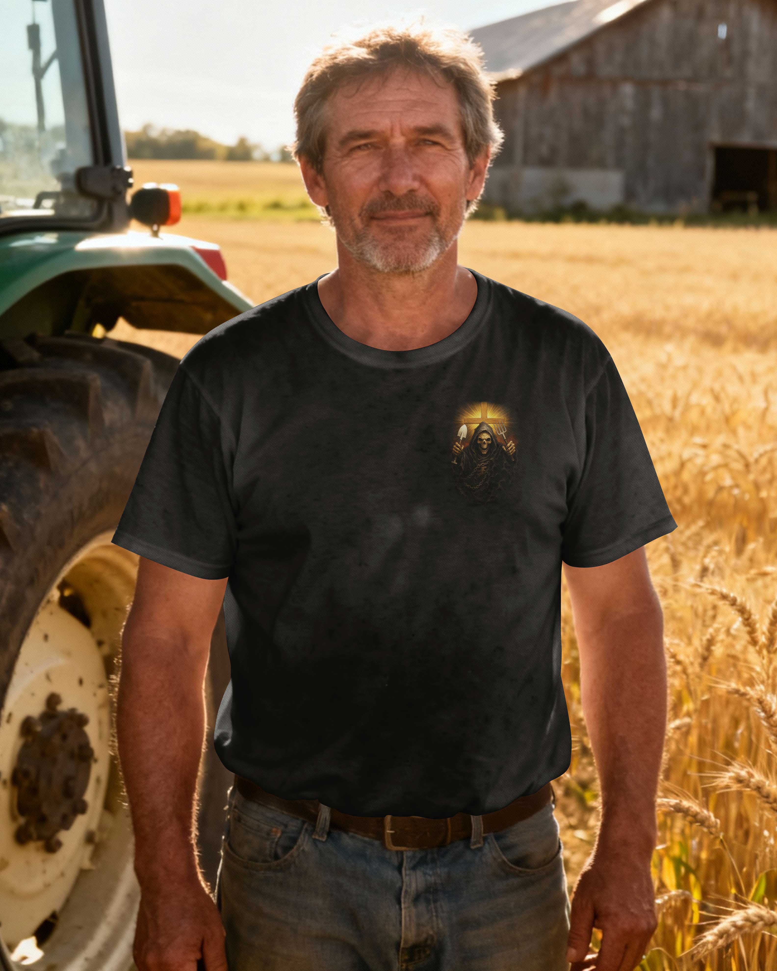 I Don't Stop Farming When I Get Old I Stop When God Tells Me To T-Shirt