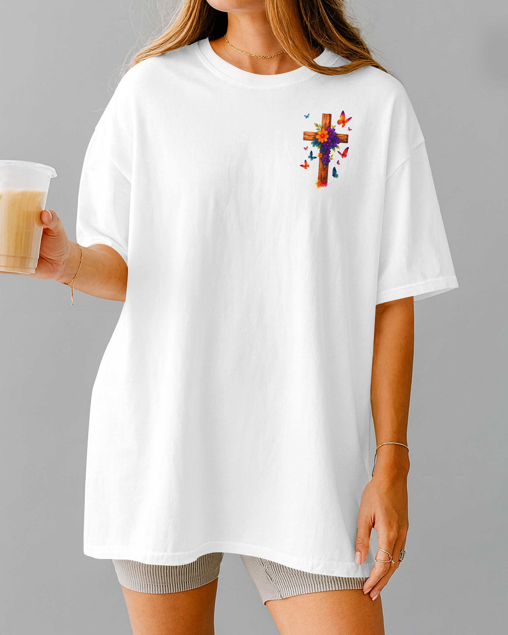 Blessed By God Loved By Jesus Led By The Spirit All Over Print T-Shirt