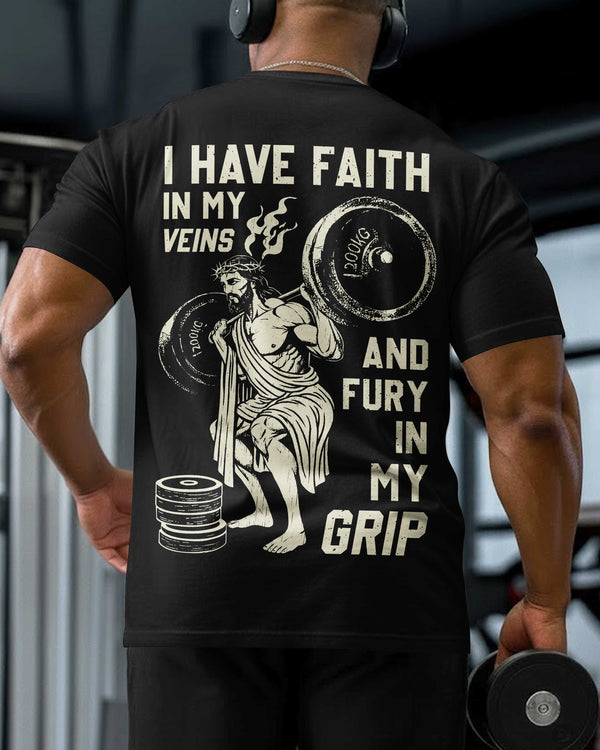 I Have Faith In My Veins All Over Print T-Shirt