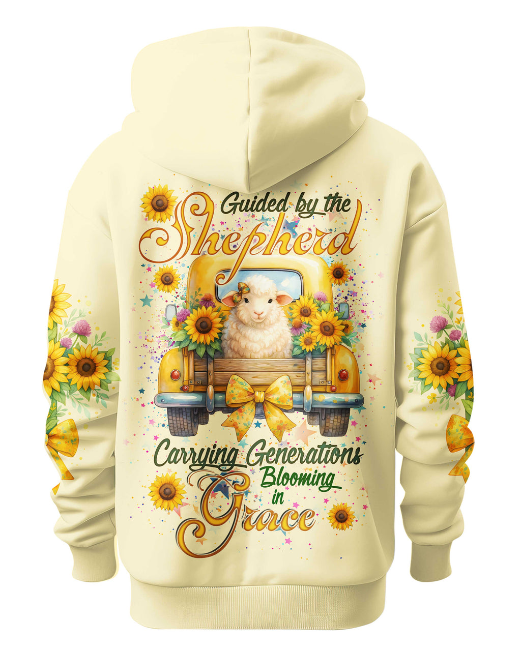 Guided By The Shepherd Carrying Generations Blooming In Grace T-Shirts