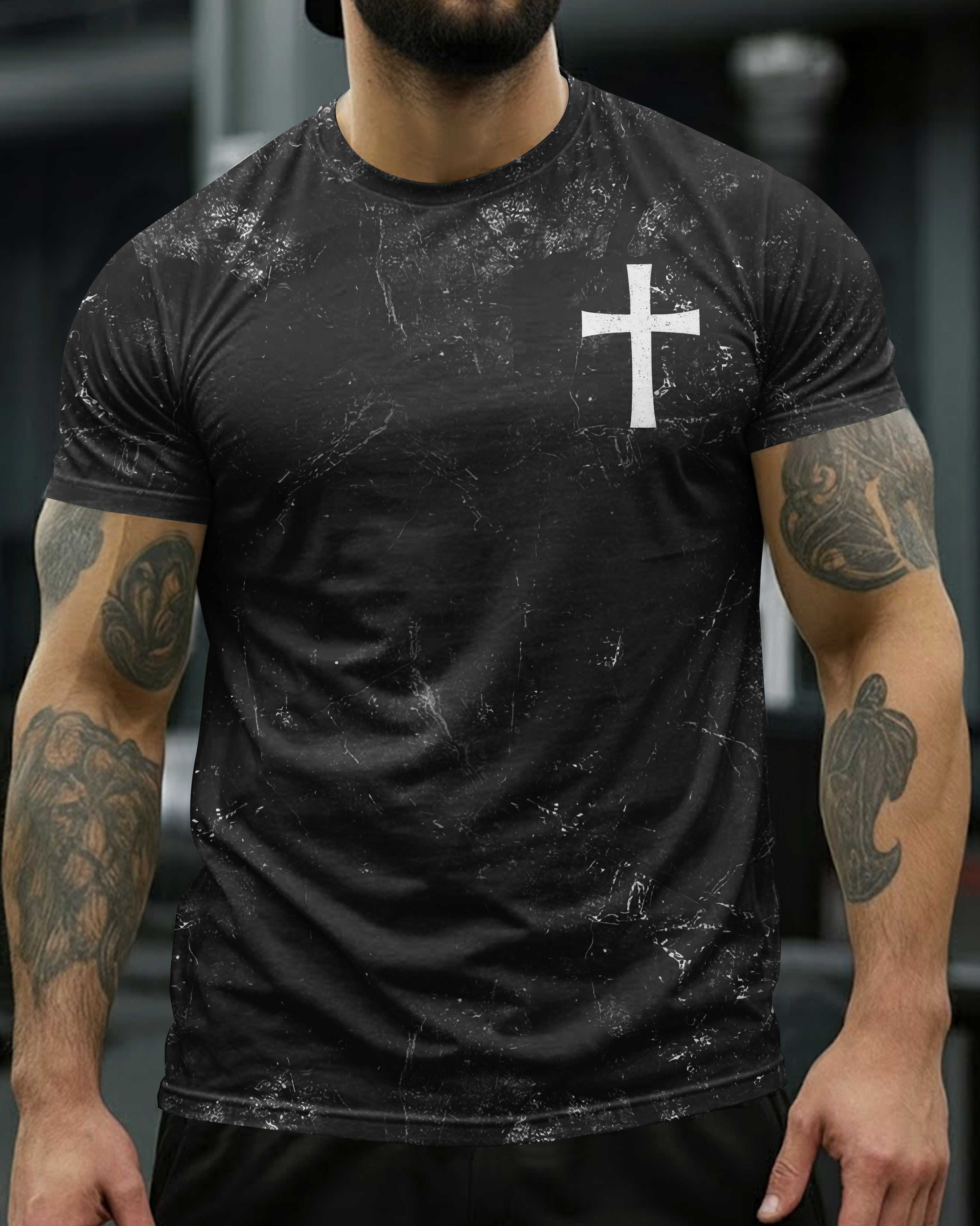 Jesus Built All Over Print T-Shirt