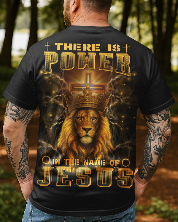 There Is Power In The Name Of Jesus All Over Print T-Shirt