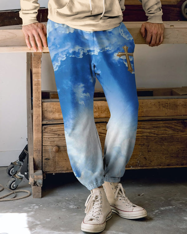 I Am The Way The Truth The Life All Over Print Jogger Pants - Christ Color