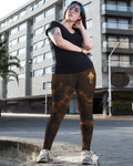A Child Of God A Man Of Faith A Warrior Of Christ All Over Print Leggings - Christ Color