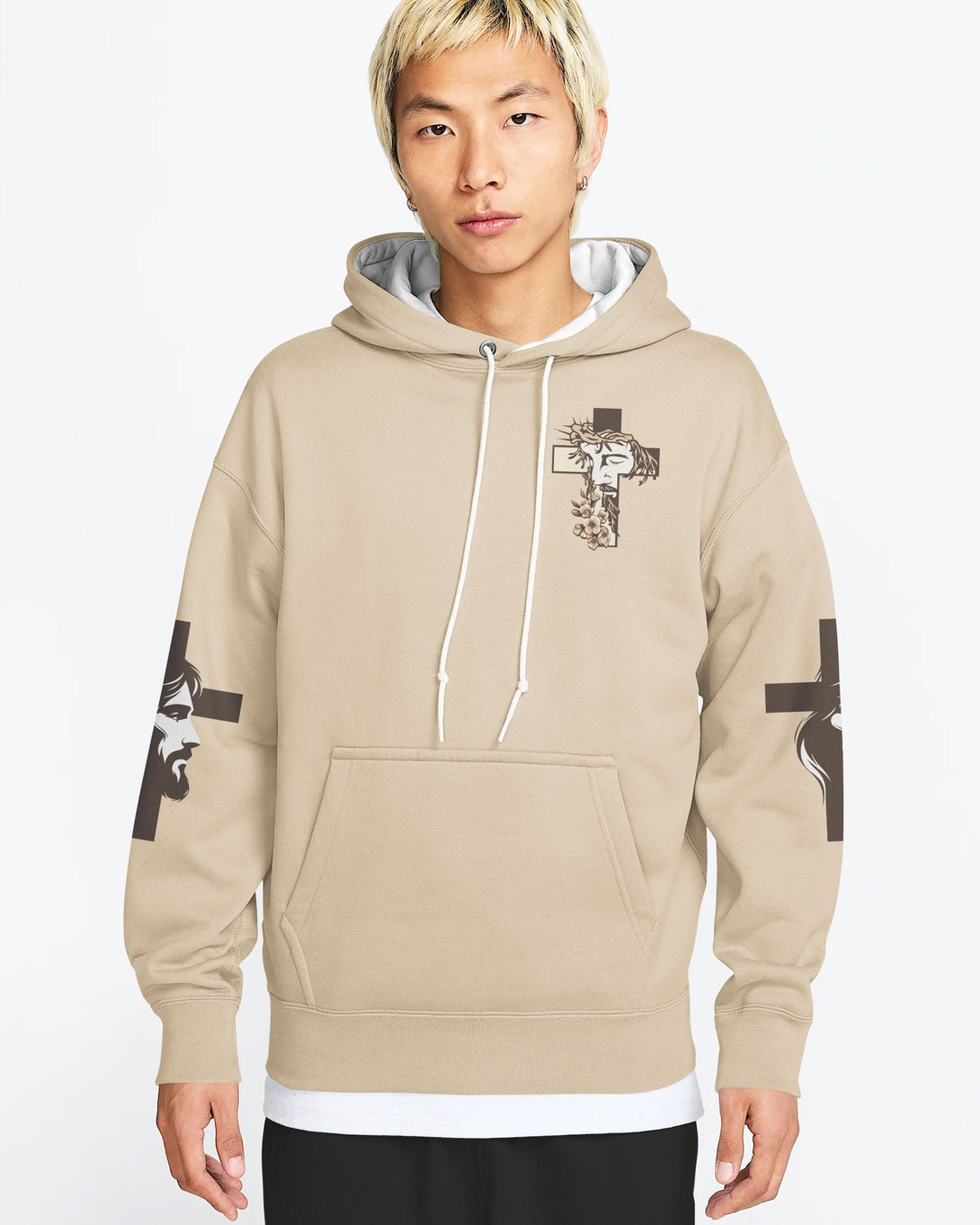 I Am His And He Is Mine All Over Print Hoodie - Christ Color