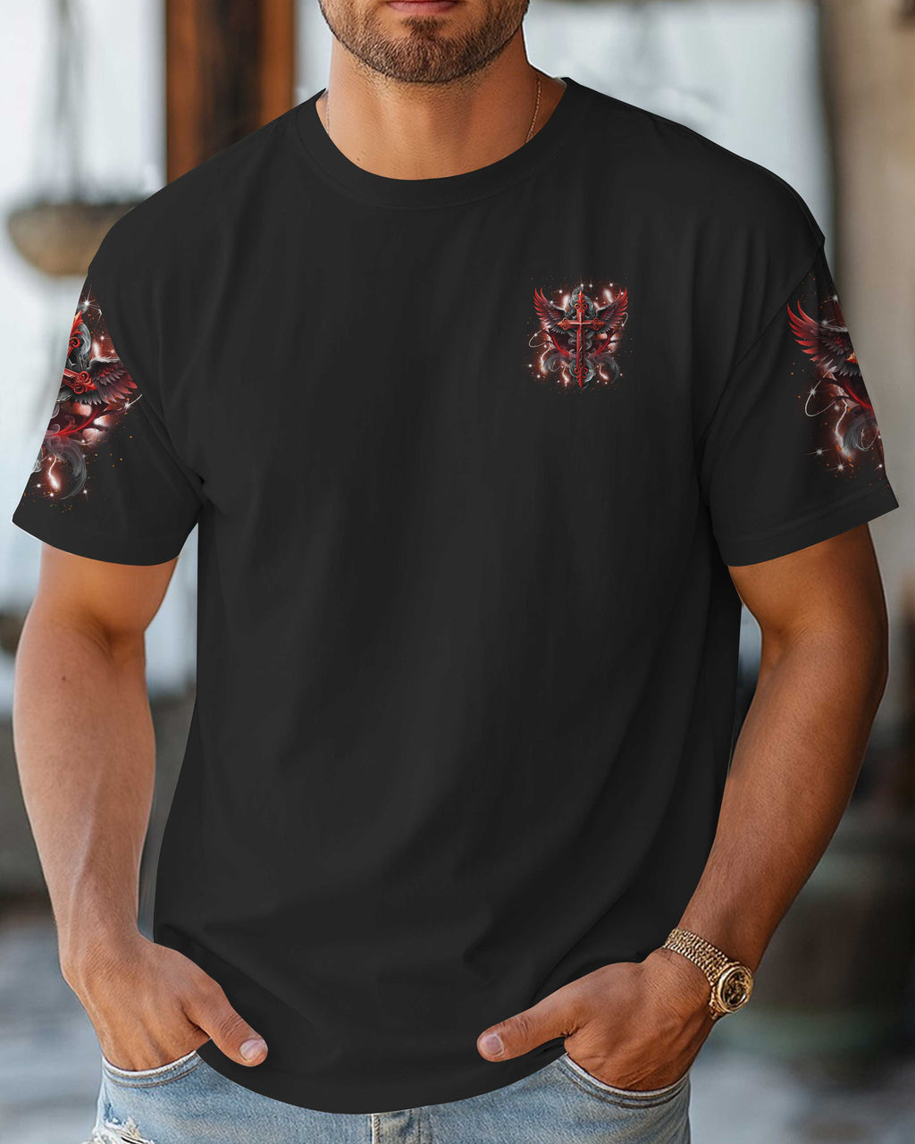 Blessed By God Loved By Jesus Led By The Spirit T-Shirt