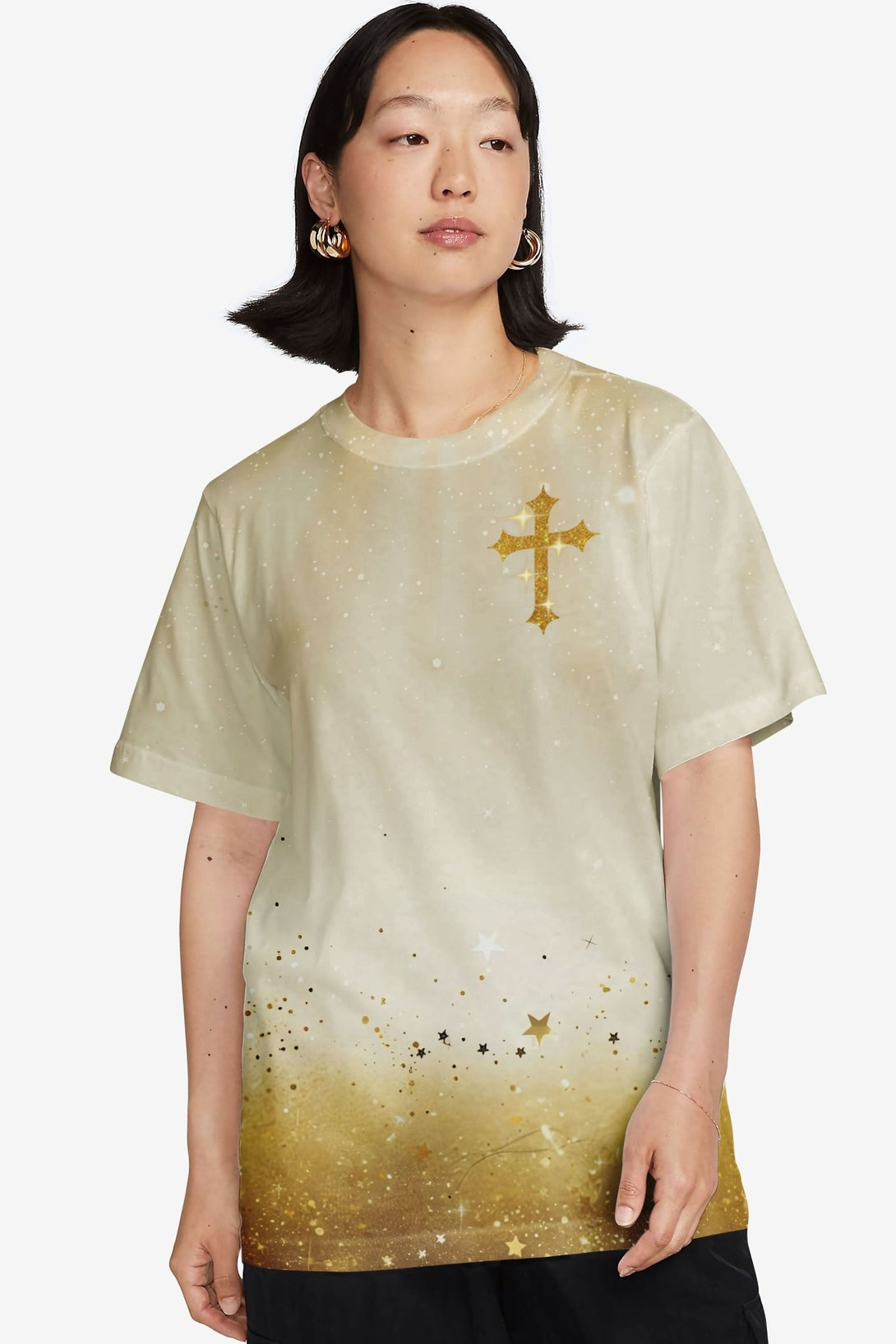 From Suffering To Glory All Over Print T-shirt - Christ Color