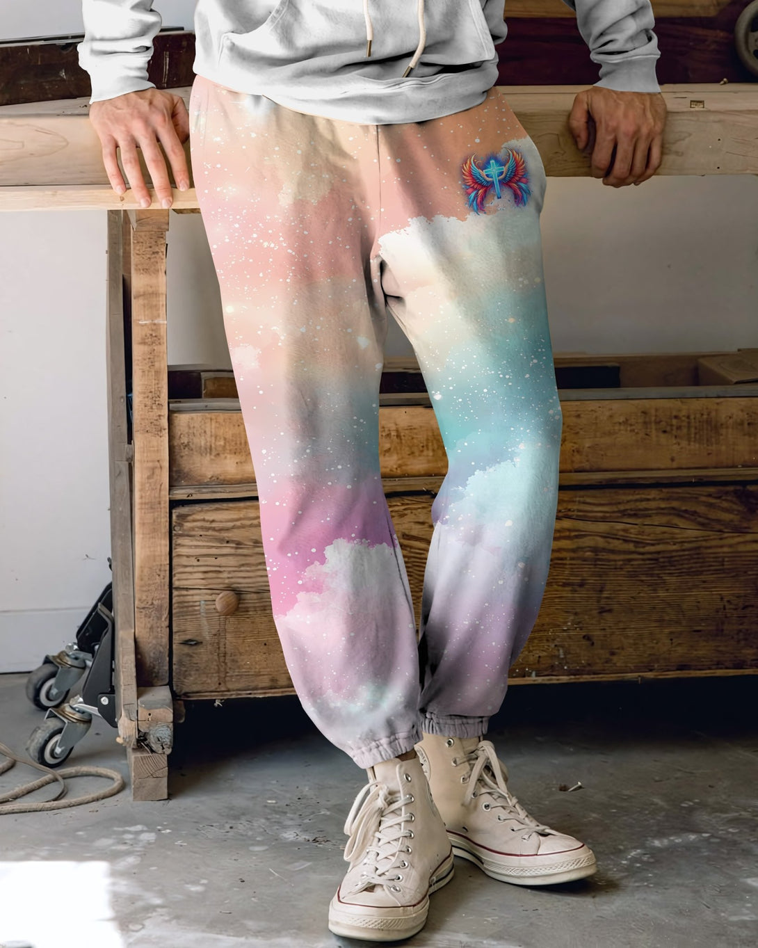 I Can Do All Things Through Christ Who Strengthens Me All Over Print Jogger Pants - Christ Color