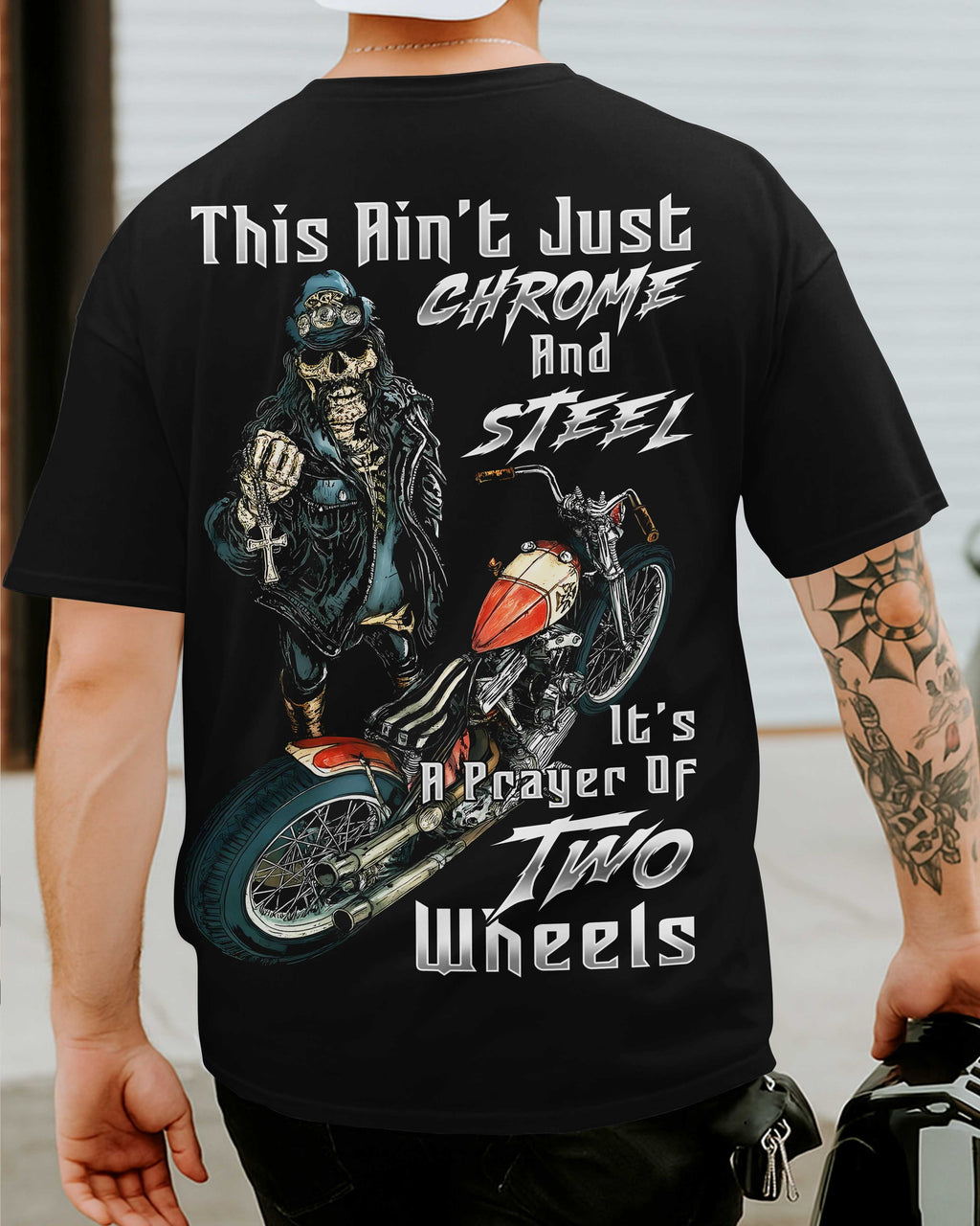 This Ain't Just Chrome And Steel All Over Print T-Shirt
