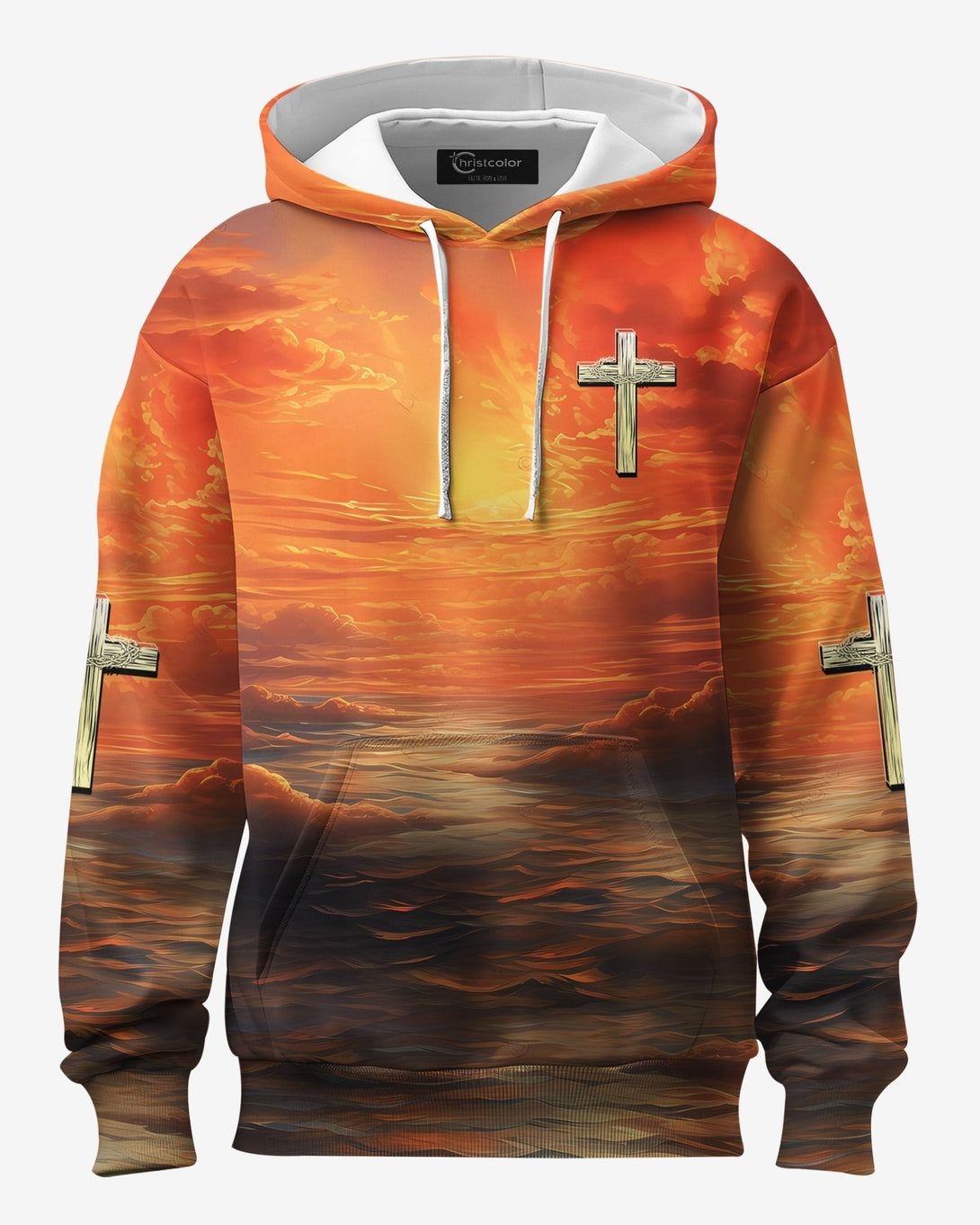 Trust In The Lord All Over Print Hoodie - Christ Color