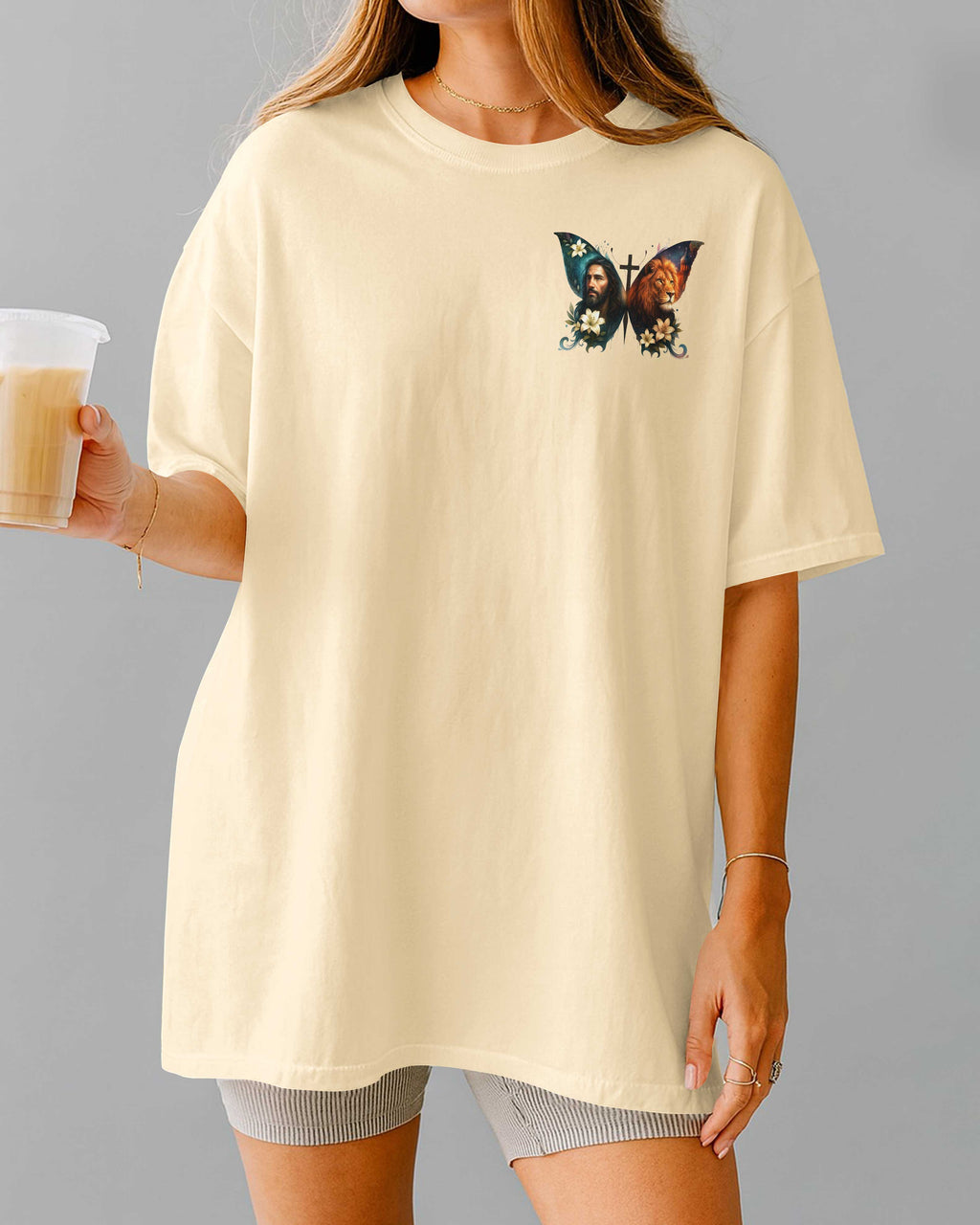 Blessed By God Loved By Jesus Led By The Spirit All Over Print T-Shirt