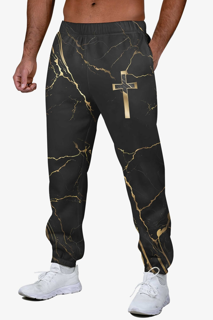 God Is Good All Over Print Jogger Pants - Christ Color