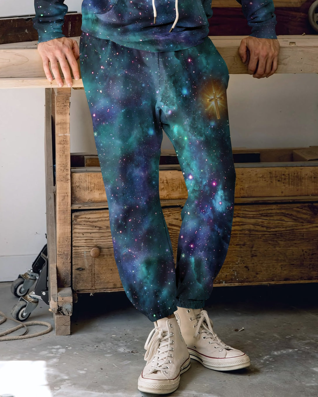 Whoever Drinks The Water I Give Them Will Never Thirst All Over Print Jogger Pants - Christ Color