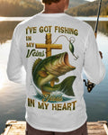 I've Got Fishing In My Veins Jesus In My Heart Long Sleeves T-Shirt