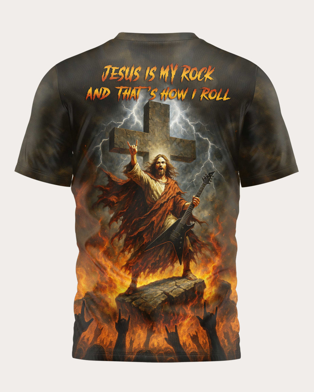 Jesus Is My Rock And That's How I Roll T-Shirt