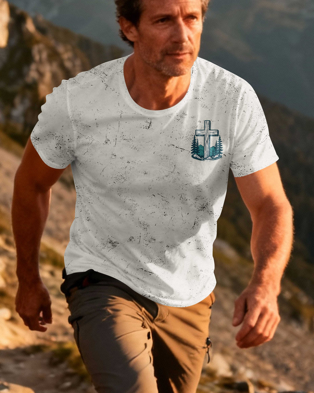 The Lord Is My Guide Wherever The Trail Leads All Over Print T-Shirt