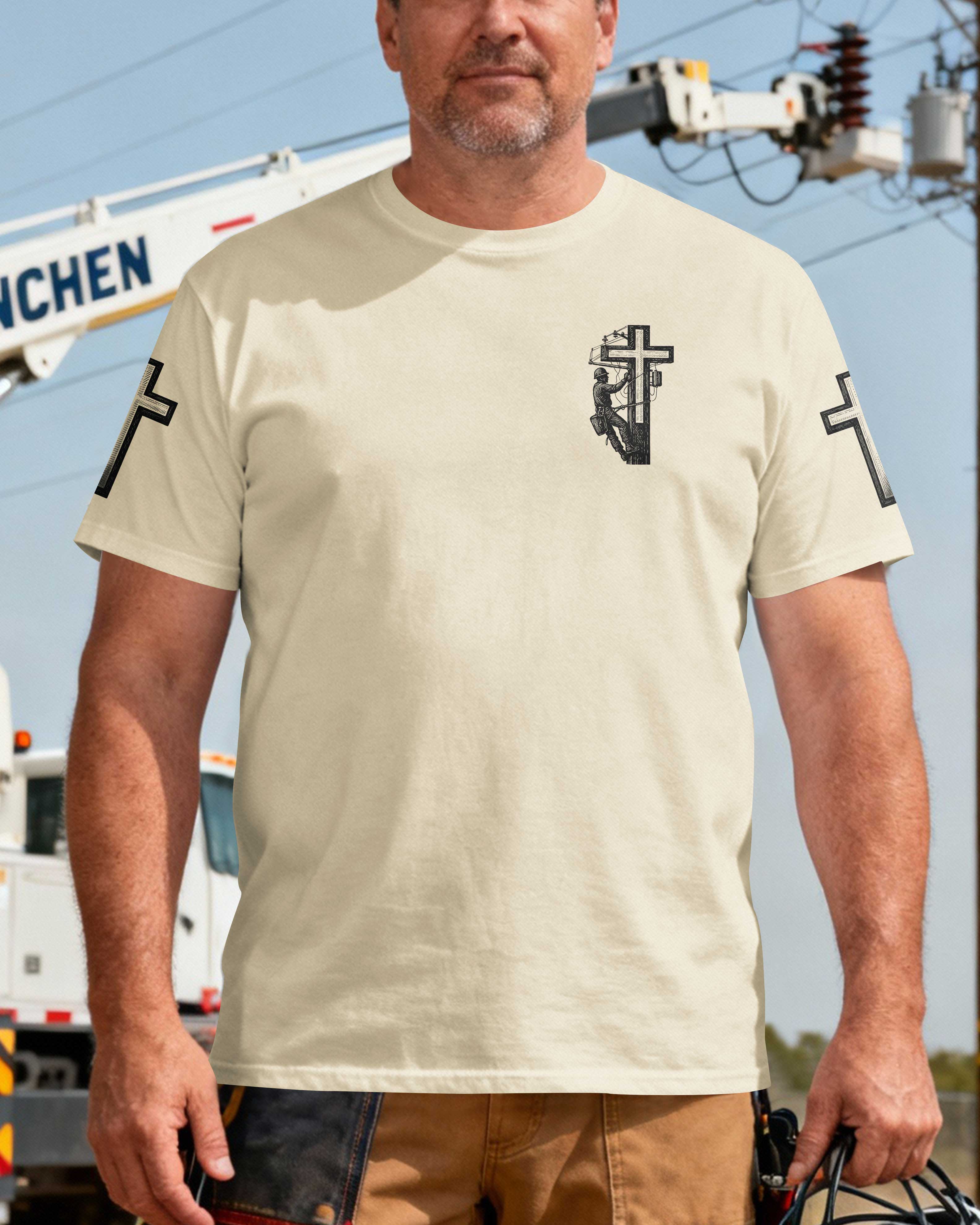 Lineman's Prayer Dear God Thank You For Blessing Us T-Shirt