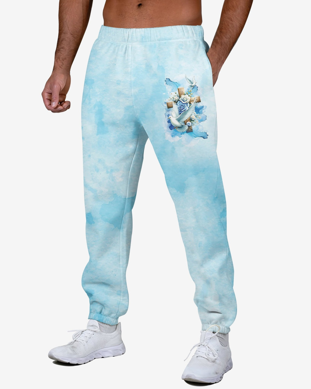 Lord Stood With Me And Gave Me Strength All Over Print Jogger Pants - Christ Color