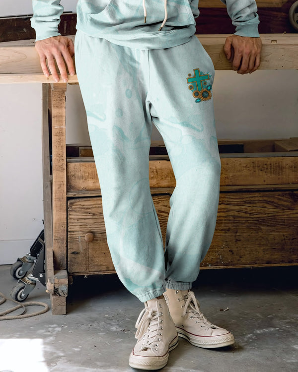 Jesus Take The Wheel All Over Print Jogger Pants - Christ Color