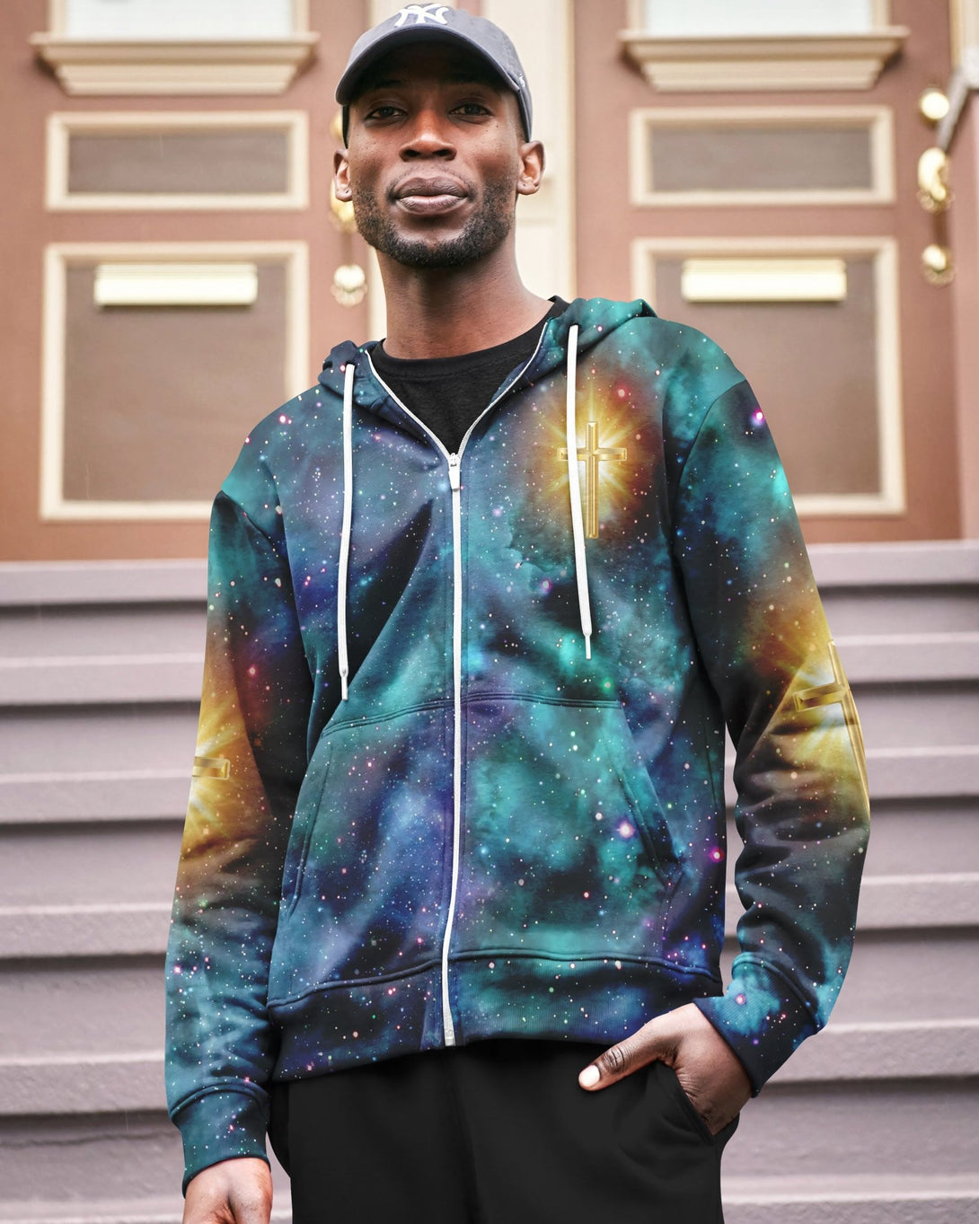 Whoever Drinks The Water I Give Them Will Never Thirst All Over Print Zip Hoodie - Christ Color