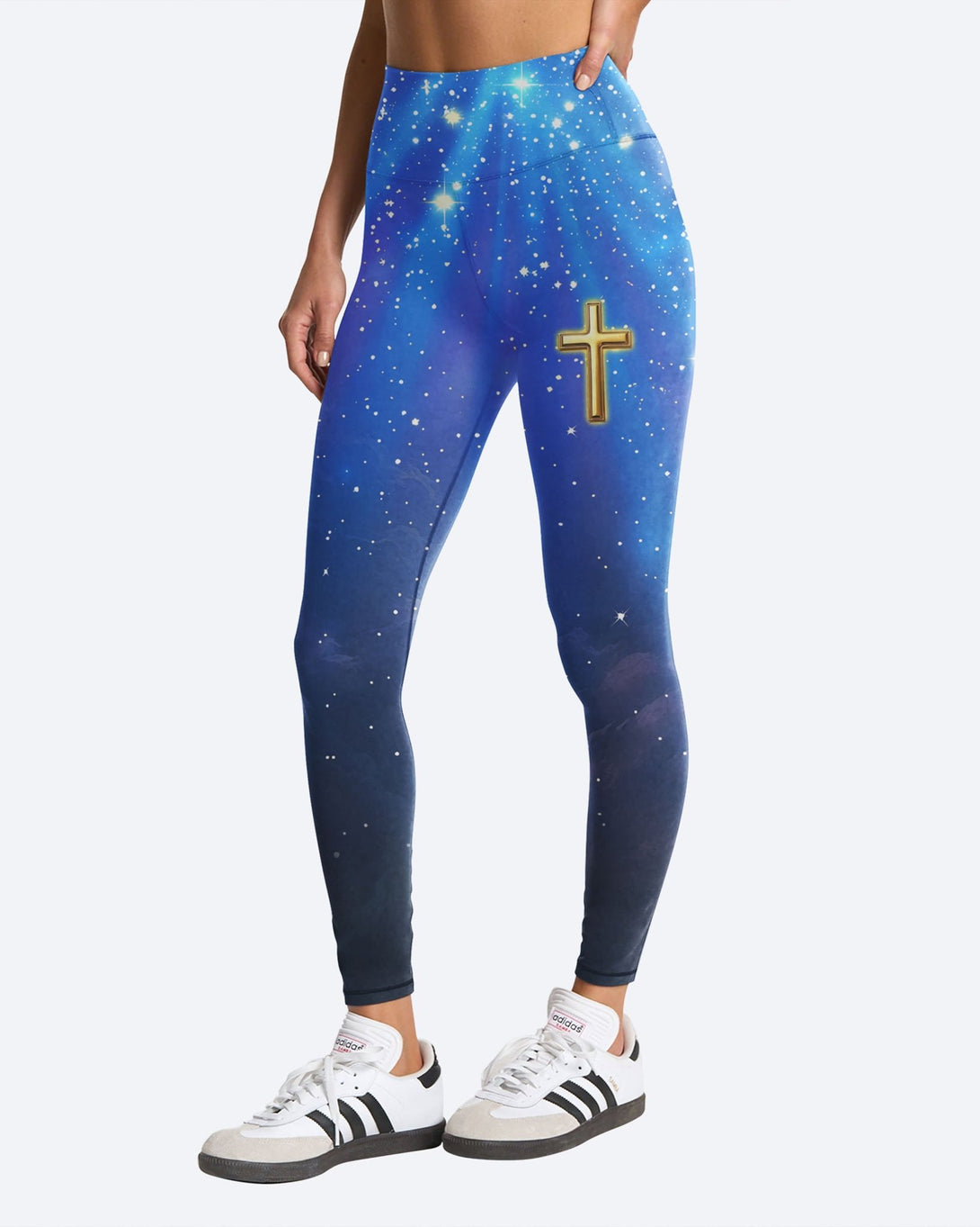 Faith Can Move Mountains All Over Print Jogger Pants - Christ Color