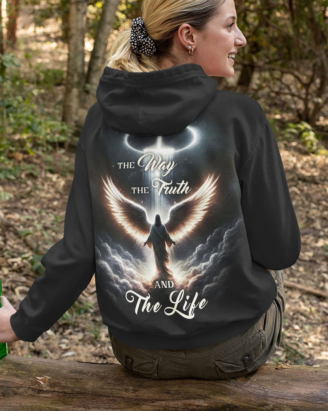The Way The Truth And The Life All Over Print Zip Hoodie - Christ Color