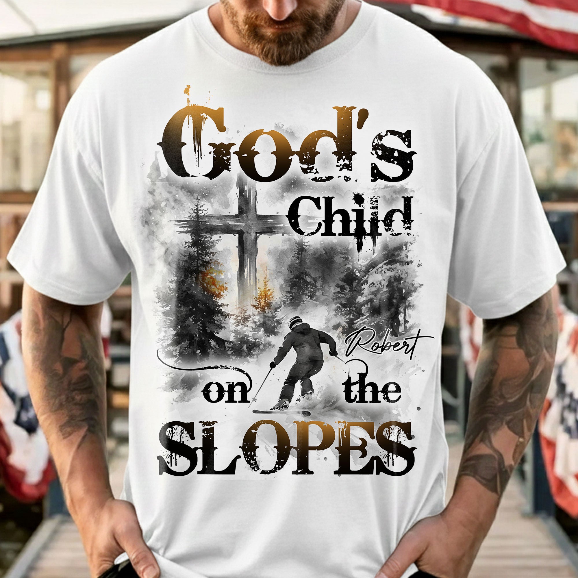 God's Child On The Slopes T-Shirt